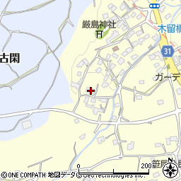 熊本県熊本市北区植木町木留1839周辺の地図