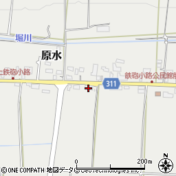 熊本県菊池郡菊陽町原水5253-5周辺の地図