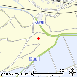 熊本県熊本市北区植木町木留422周辺の地図