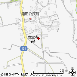 熊本県熊本市北区植木町鐙田1973周辺の地図