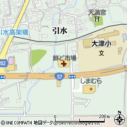 鮮ど市場大津店周辺の地図