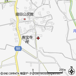熊本県熊本市北区植木町鐙田1976周辺の地図