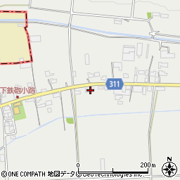 熊本県菊池郡菊陽町原水5491-1周辺の地図