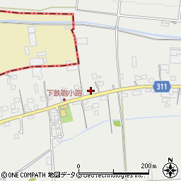 熊本県菊池郡菊陽町原水6011-1周辺の地図