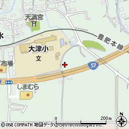 熊本県菊池郡大津町引水339周辺の地図