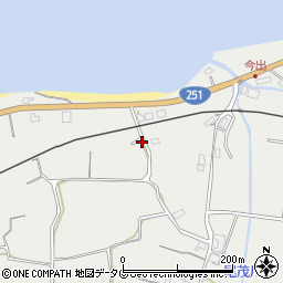 長崎県雲仙市国見町土黒丁630周辺の地図