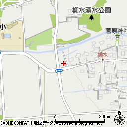 柳水公民館周辺の地図