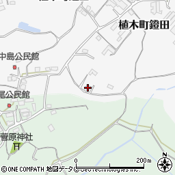 熊本県熊本市北区植木町鐙田1651周辺の地図