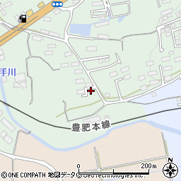 熊本県菊池郡大津町引水907周辺の地図