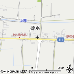 熊本県菊池郡菊陽町原水6058-1周辺の地図