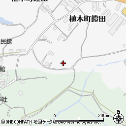 熊本県熊本市北区植木町鐙田1655周辺の地図