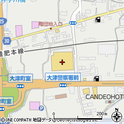 ＨＩヒロセスーパーコンボ大津店周辺の地図