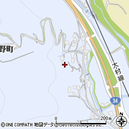 長崎県諫早市下大渡野町438周辺の地図