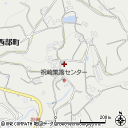 長崎県大村市西部町345-1周辺の地図