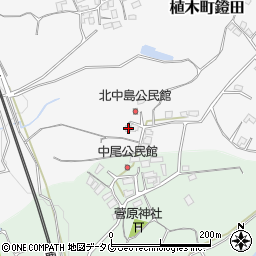 熊本県熊本市北区植木町鐙田1738周辺の地図