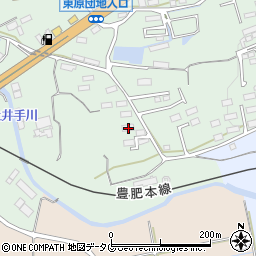 熊本県菊池郡大津町引水908周辺の地図