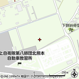 熊本県合志市豊岡周辺の地図