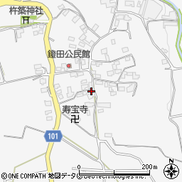 熊本県熊本市北区植木町鐙田1963周辺の地図