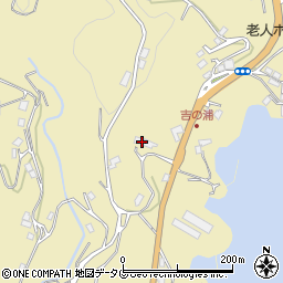 長崎県長崎市琴海村松町502周辺の地図