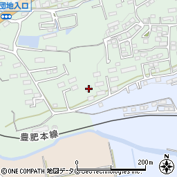 熊本県菊池郡大津町引水892周辺の地図