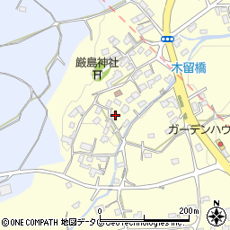 熊本県熊本市北区植木町木留1819周辺の地図