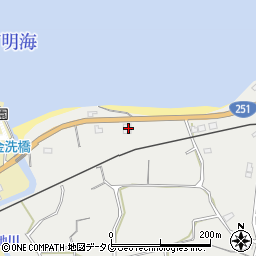 長崎県雲仙市国見町土黒丁652周辺の地図