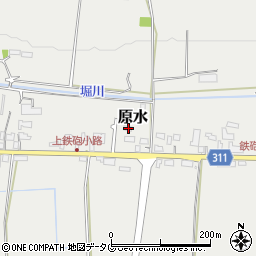 熊本県菊池郡菊陽町原水6056-1周辺の地図
