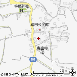 熊本県熊本市北区植木町鐙田1956周辺の地図