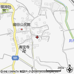 熊本県熊本市北区植木町鐙田1988周辺の地図
