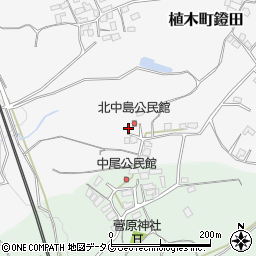 熊本県熊本市北区植木町鐙田1741周辺の地図