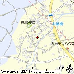 熊本県熊本市北区植木町木留1818周辺の地図
