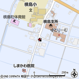ＪＡ横島ＳＳ周辺の地図