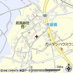 熊本県熊本市北区植木町木留1809周辺の地図