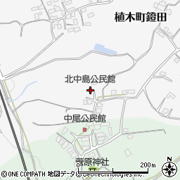 北中島公民館周辺の地図