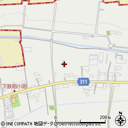 熊本県菊池郡菊陽町原水6028周辺の地図