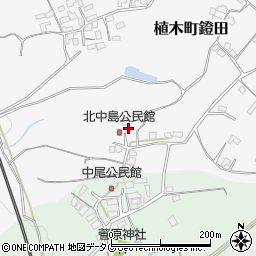 熊本県熊本市北区植木町鐙田1723周辺の地図