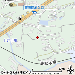 熊本県菊池郡大津町引水911周辺の地図