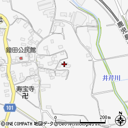 熊本県熊本市北区植木町鐙田2012周辺の地図