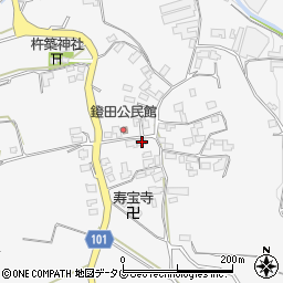 熊本県熊本市北区植木町鐙田1950周辺の地図