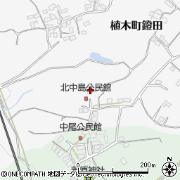 熊本県熊本市北区植木町鐙田1742周辺の地図