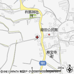 熊本県熊本市北区植木町鐙田514周辺の地図