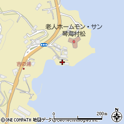 長崎県長崎市琴海村松町409周辺の地図