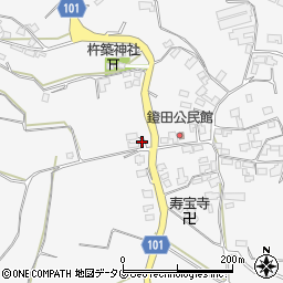 熊本県熊本市北区植木町鐙田515周辺の地図