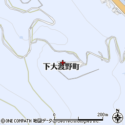 長崎県諫早市下大渡野町370周辺の地図