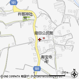 熊本県熊本市北区植木町鐙田1945周辺の地図