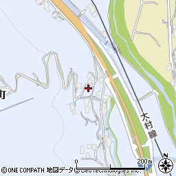 長崎県諫早市下大渡野町444周辺の地図