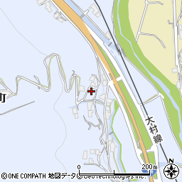 長崎県諫早市下大渡野町444周辺の地図