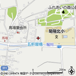 熊本県菊池郡菊陽町原水4652-47周辺の地図