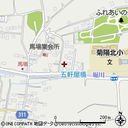 熊本県菊池郡菊陽町原水4652周辺の地図