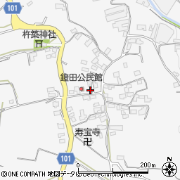 熊本県熊本市北区植木町鐙田1948-8周辺の地図